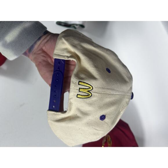 Vntg 1990’s McDonald’s NASCAR Gibbs Racing NHRA Hat W/ 24 Pins Elliott Yates - Picture 13 of 16